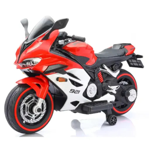 921 Premium Big Kids Bike | Longest Ride-On with Wheel + Body LEDs, Foldable Stand & Support Wheels | Age 2–15