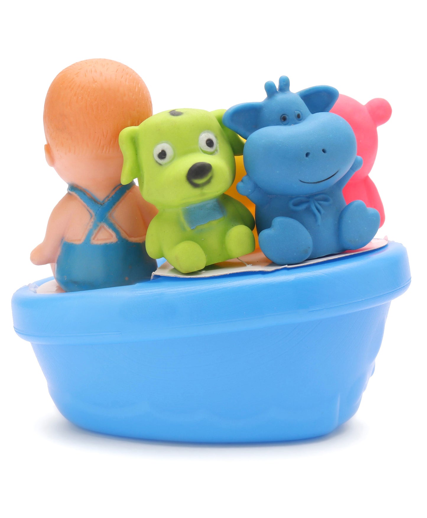 Ratnas Squeezy Baby & Animal Bath Toys Pack of 5 (Color & Print May Vary)