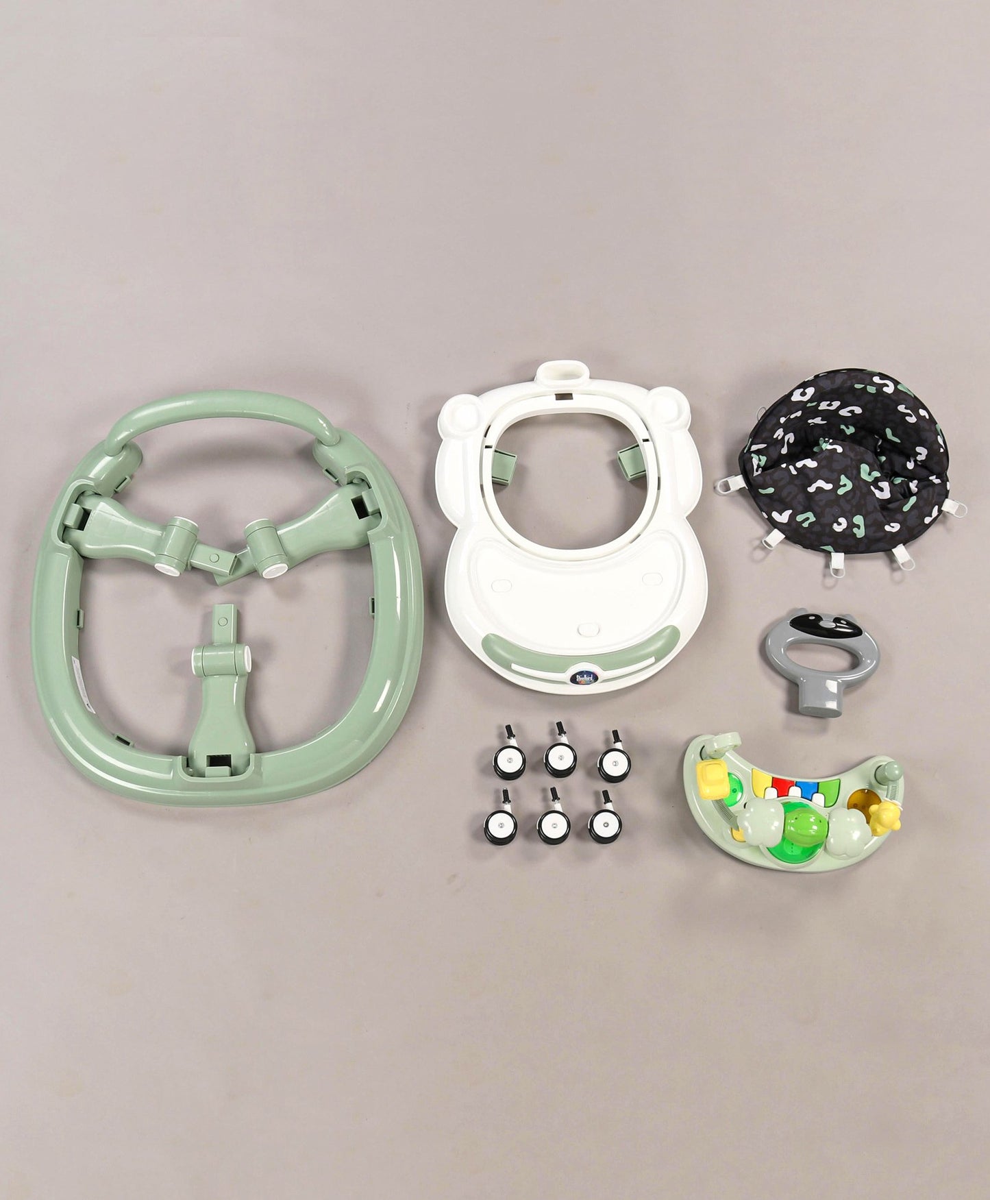 Steelbird Musical Baby Walker with Fun & Learning - Green