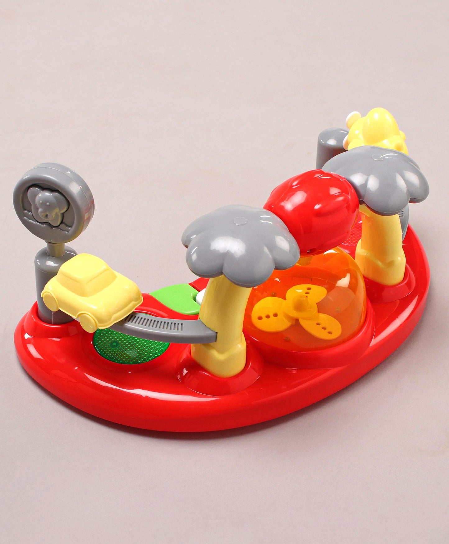 Steelbird Musical Baby Walker with Fun & Learning -Red