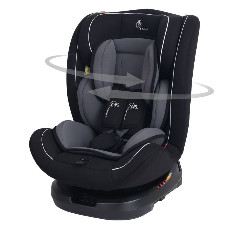 R for Rabbit Jack N Jill Grand ISOFIX Car Seat for kids 0-12 Years Safety Certified, 5-Point Safety Harness, Removable Seat Cover, Adjustable Head Rest