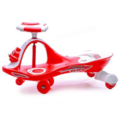 Playtool Twist and Swing Teddy Car Ride Ons for Kids-Indoor and Outdoor Play Area Teddy Twister / Magic Car RED