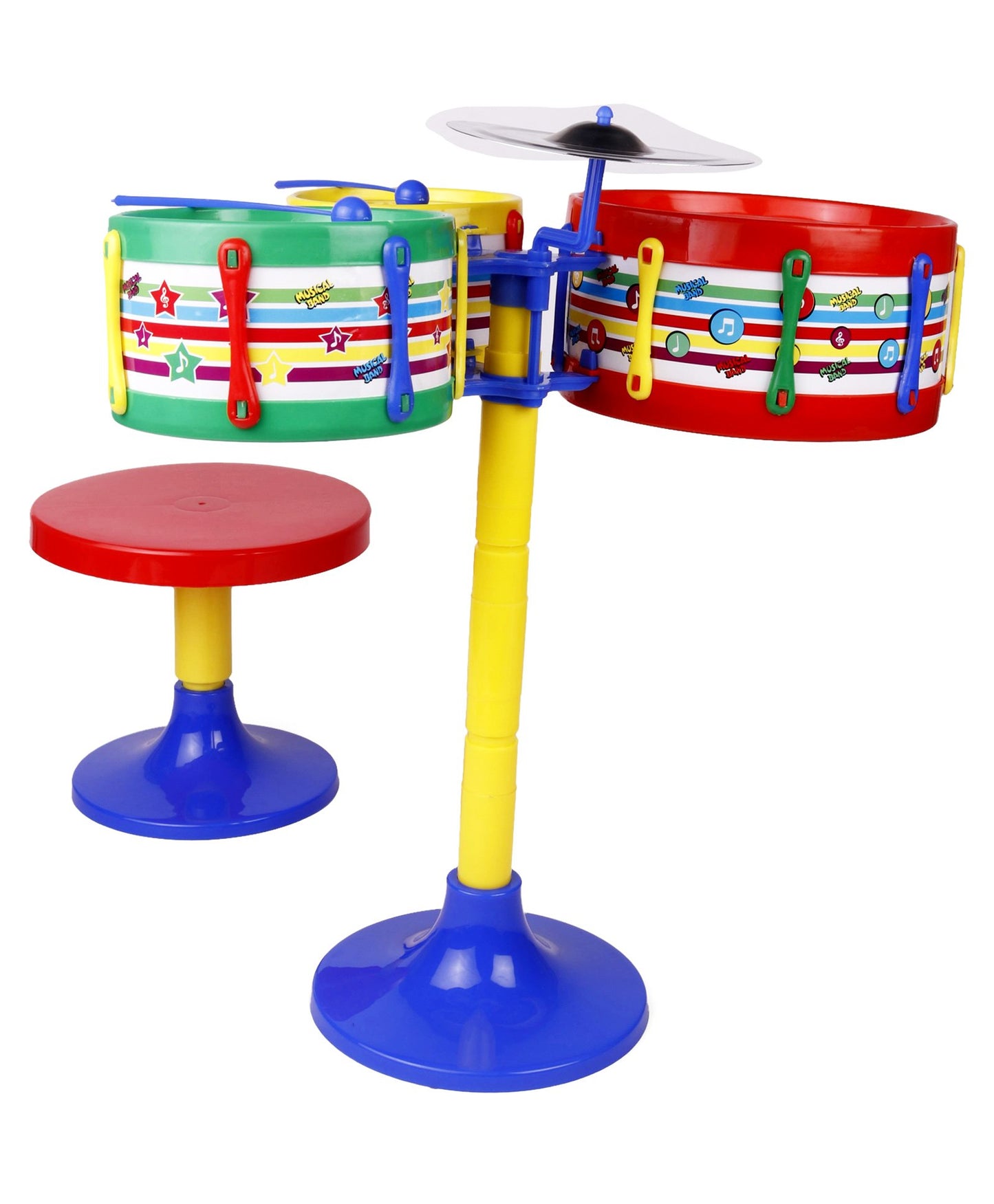 Ratnas Jazz Drum Set - Multicolour