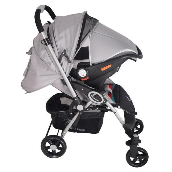 R for Rabbit Chocolate Ride Travel System Baby Stroller Easy To Fold, Reversible Handle, Easy Attachment Of Infant Car Seat