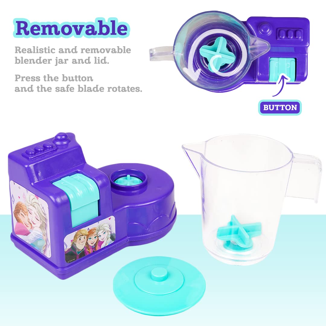 Ratna's Disney Frozen Themed Toy Mixer | Real Operating Plastic Kitchen Toy Mixer for Kids