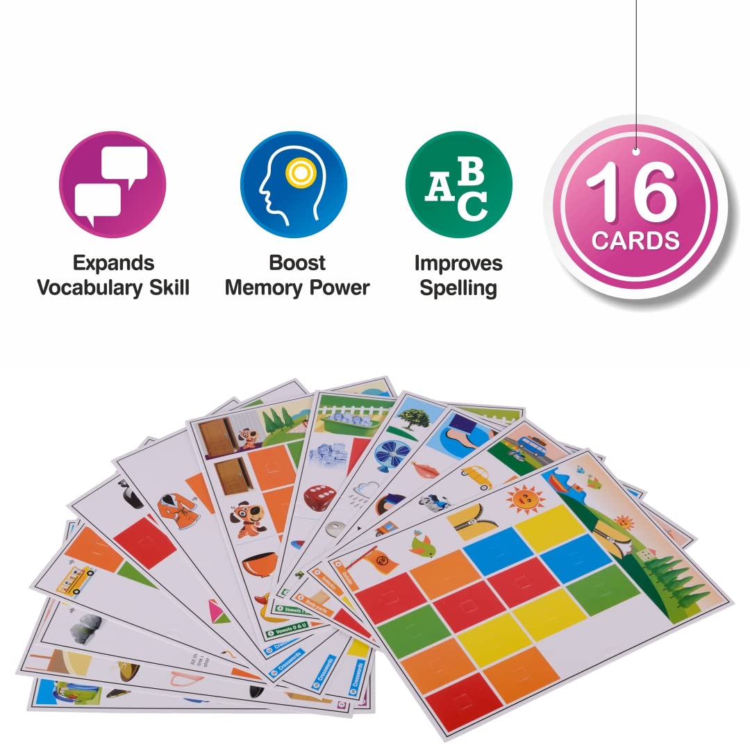Toymate Wordplay Junior(Spelling N Picture Learning)Colourful Educational Fun Games for 3 Years Kids