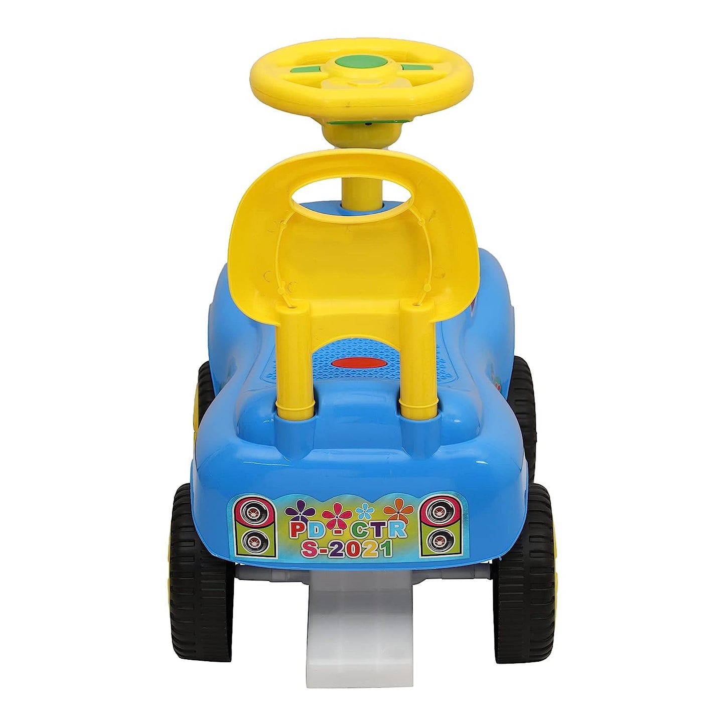 Magic Rider Push-Car Ride-On for Kids with Music 1-3 Years (City Blue) - MRGTOYS