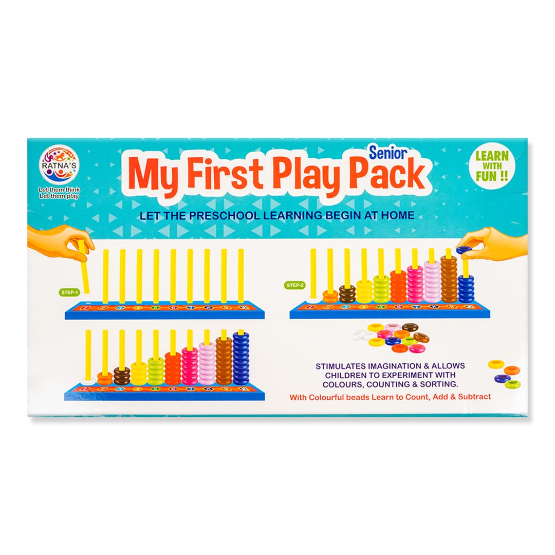 Ratna's My First Play Pack Senior for Kids 2 in 1. Learn Counting and Colours with Fun