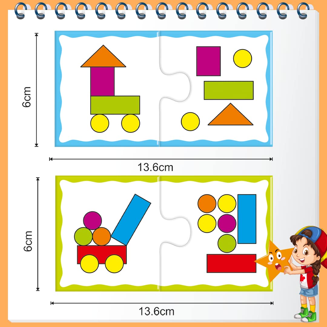 RATNA'S Educational Jigsaw Puzzle Range for Kids (Match The Shapes)