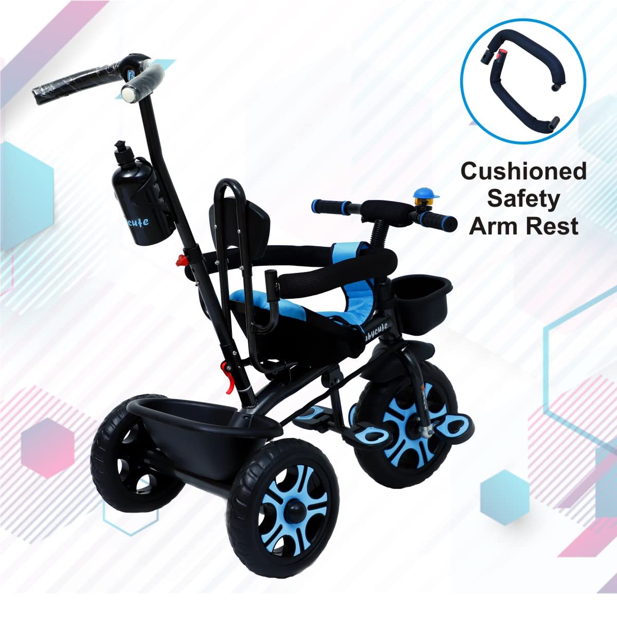 babycute Tricycle for 3 to 5 Years Old Kids , Attractive, Stylish and Comfortable Design V-4 Tricycle (Green) - MRGTOYS
