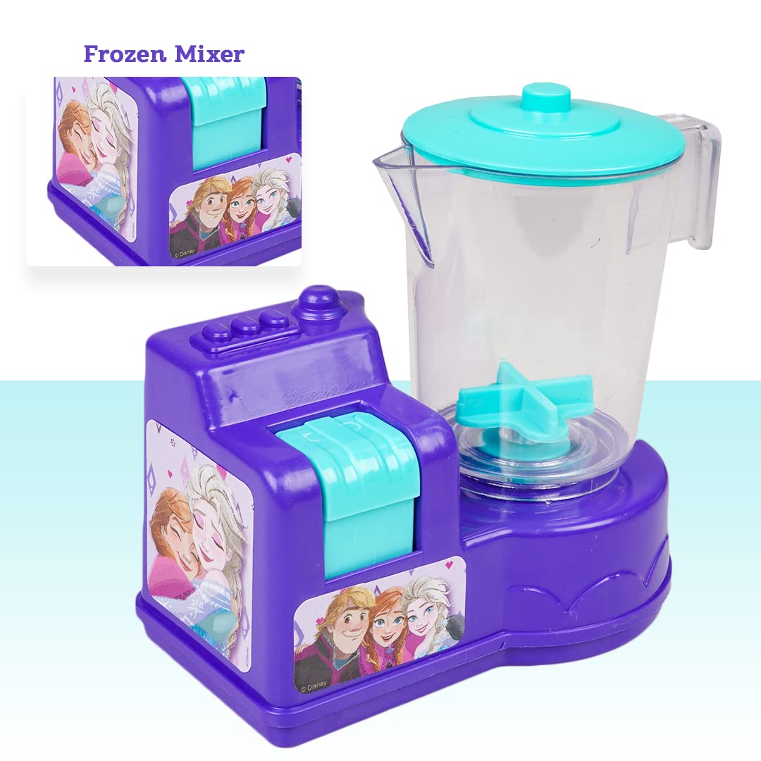 Ratna's Disney Frozen Themed Toy Mixer | Real Operating Plastic Kitchen Toy Mixer for Kids