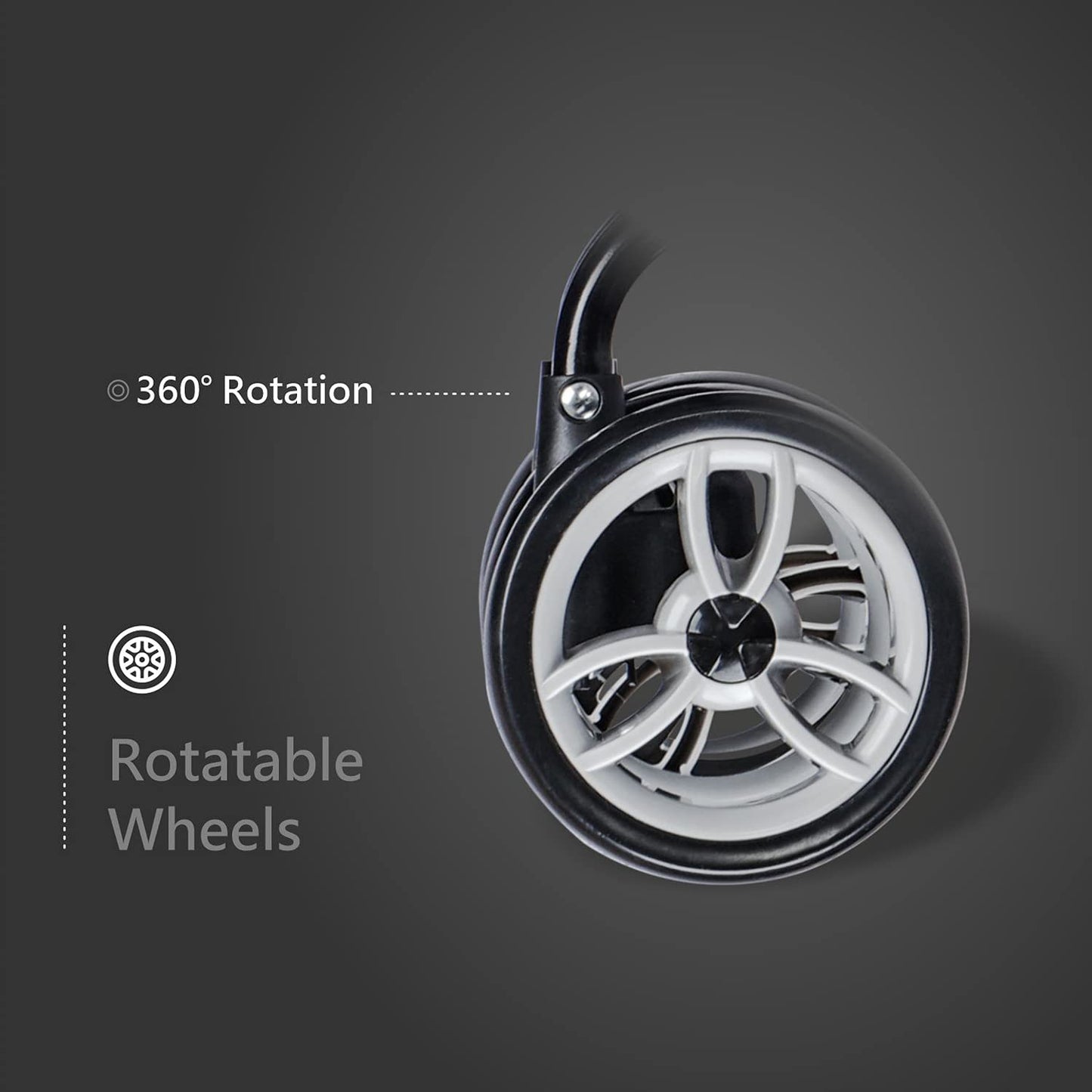 R for Rabbit Pixie Buggy Stroller - Easy to Fold & Store, UV Sun Protection Canopy, Rear Brakes, Storage bag PRAM