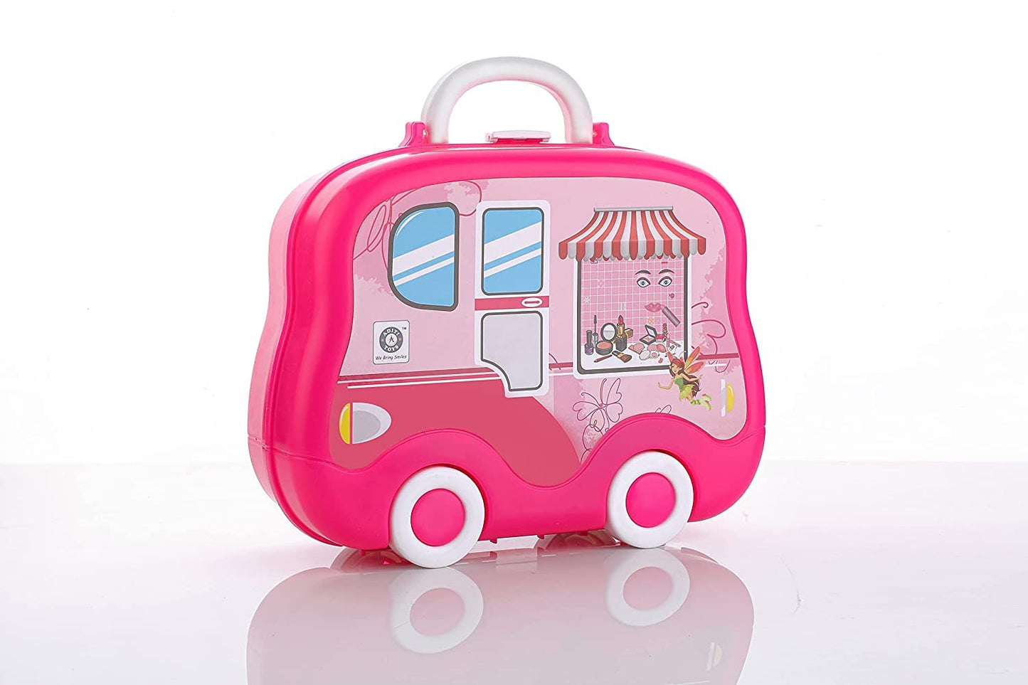 ADITI TOYS Plastic Luxury Kitchen Set Cooking Toy with Briefcase and Accessories || for Age - 3+Years Multicolor (26 pieces)