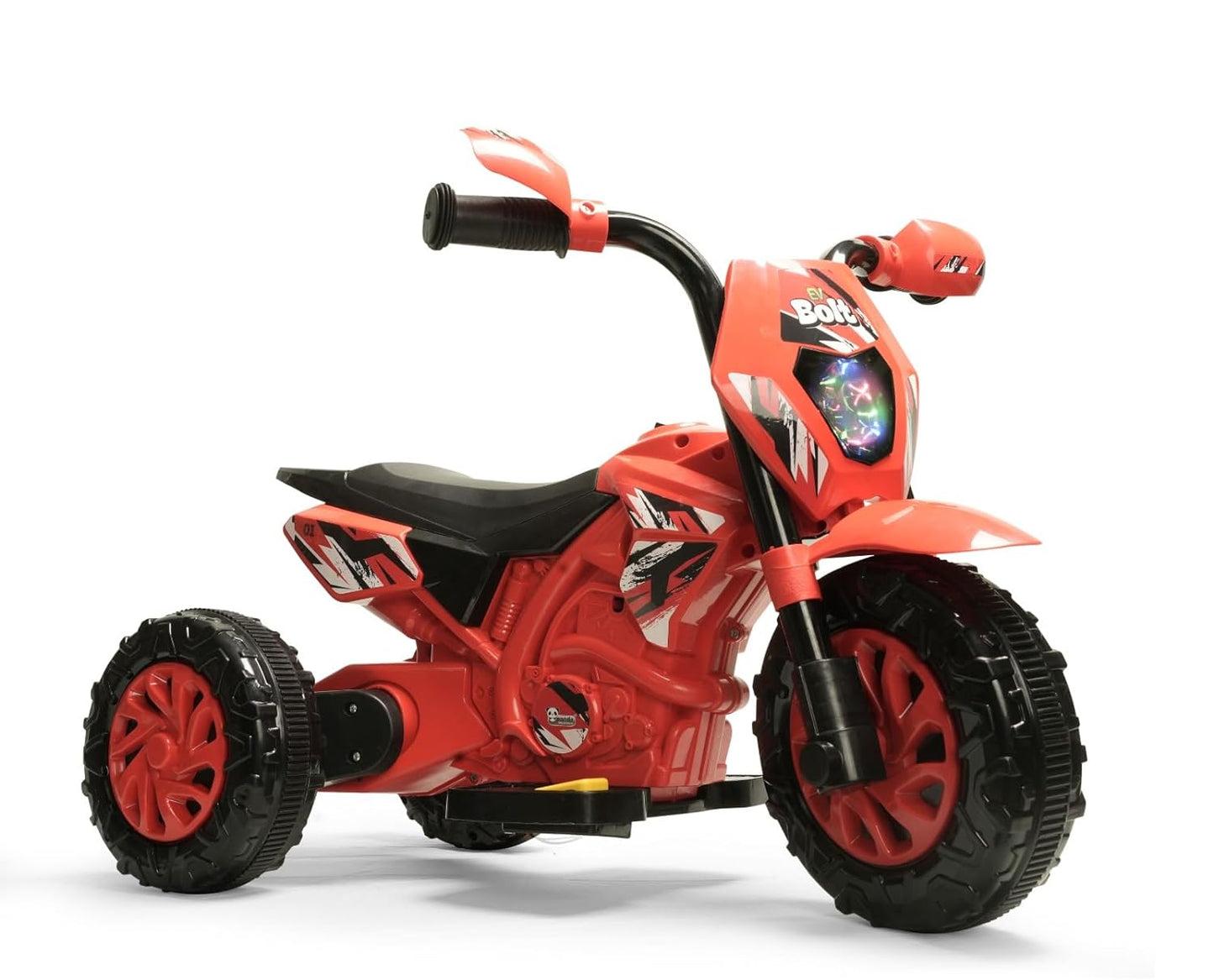 Panda Battery Operated Foot Accelerator Bolt Bike for Kids (EV-Bolt -Electric Bike) Most Suitable for Age Group 1.5 to 3 Years(only ahmedabad delivery)