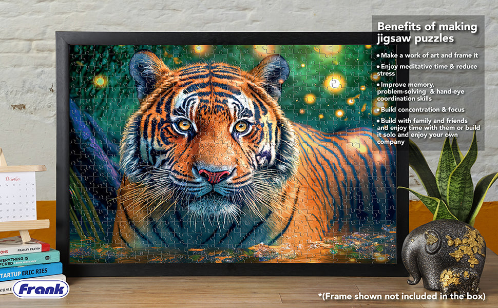 Frank Majestic Tiger 250 Pieces Jigsaw Puzzles