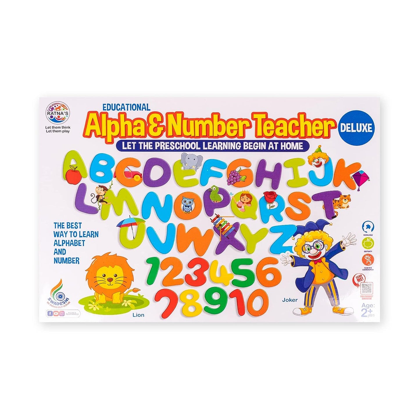 Ratnas Educational Alpha & Number Teacher Deluxe
