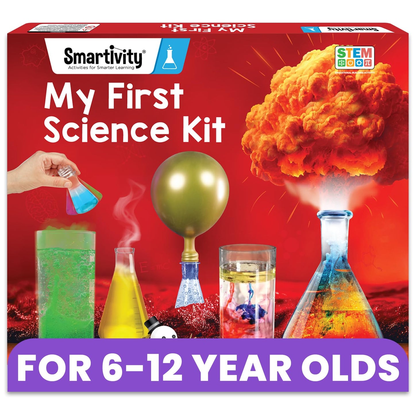 Smartivity My First Science Kit for Kids 6-8-10-12-14 Years Old | Starter Science Experiment Kit | Birthday Gifts for Boys & Girls | STEM Educational Toy for Kids 6,7,8,9,10,11,12,13,14 Year Old