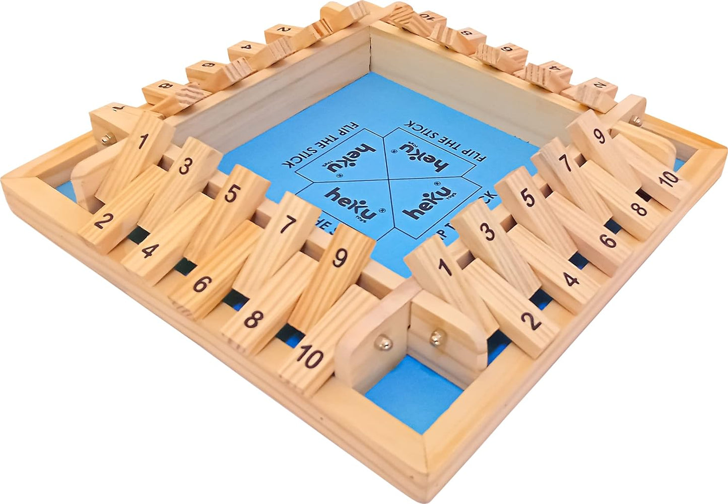 Heku Ivory Wood Flip The Stick 4 Players Jumbo Size Flip The Stick || 4 Players || Jumbo Size