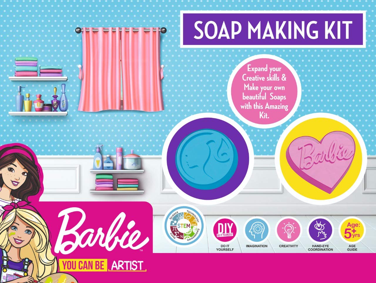Ratna's Barbie Soap Making Kit, Multicolour