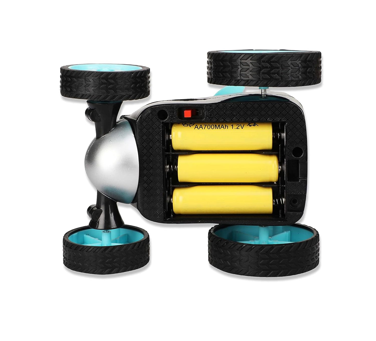 SEEDO Remote Control Rechargeable 360 Degree Stunt Car Toy for Kids, All Terrain RC Vehicle Flipping & Spinning Car with Rubber Tires for Boys & Girls 8+ Years COLOR MAY VARY