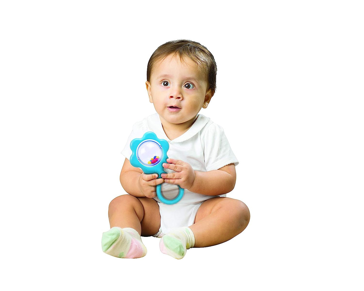 Giggles - Gift Set Classic, Multicolour Baby Toy Gift Set for New Born, Stack,Nest,Link,Squeakers,Teether,Rattle, 6 Months & Above, Infant Toys