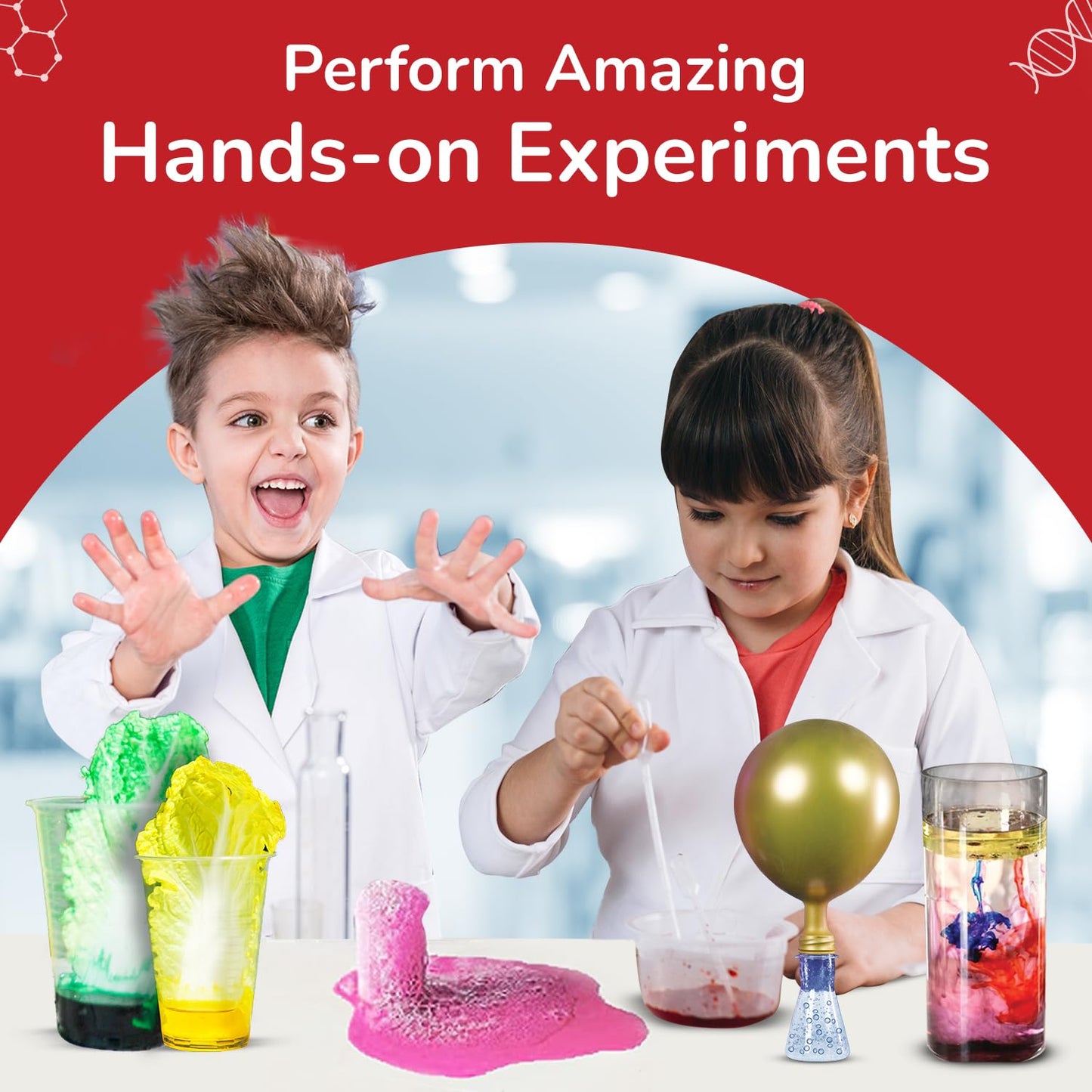 Smartivity My First Science Kit for Kids 6-8-10-12-14 Years Old | Starter Science Experiment Kit | Birthday Gifts for Boys & Girls | STEM Educational Toy for Kids 6,7,8,9,10,11,12,13,14 Year Old