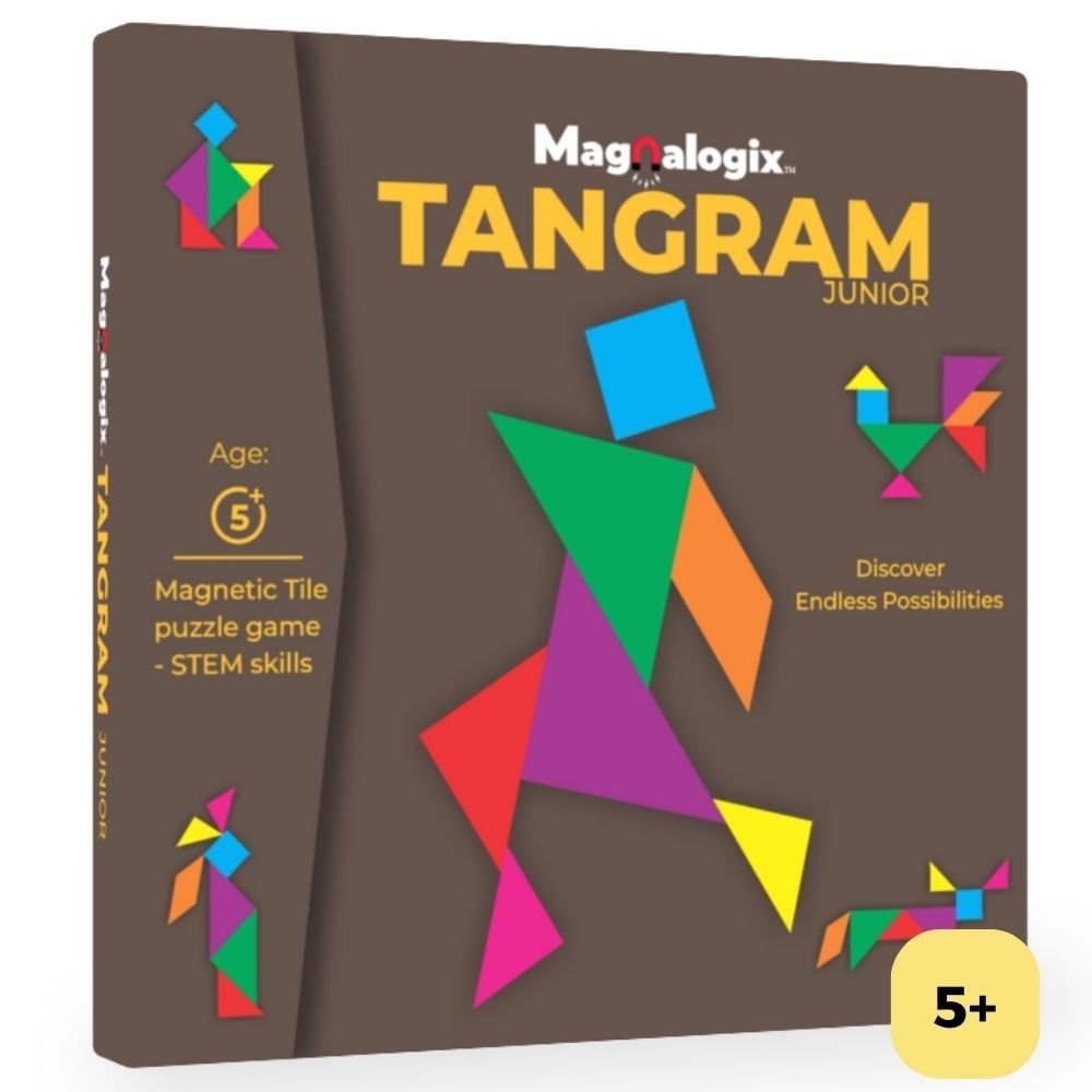 Tangram Junior - Magnetic Brain Game for 5 Years & Above