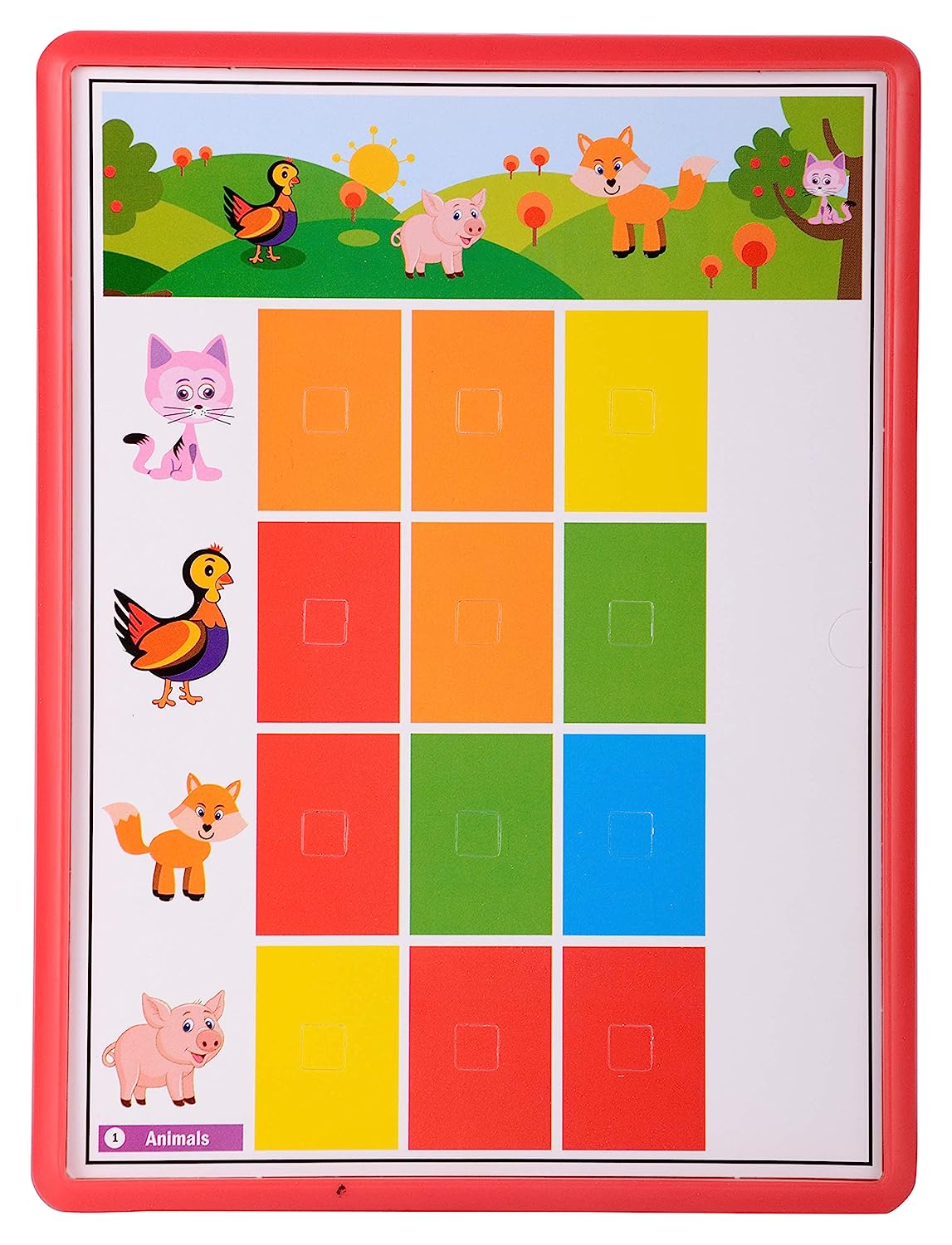 Toymate Wordplay Junior(Spelling N Picture Learning)Colourful Educational Fun Games for 3 Years Kids