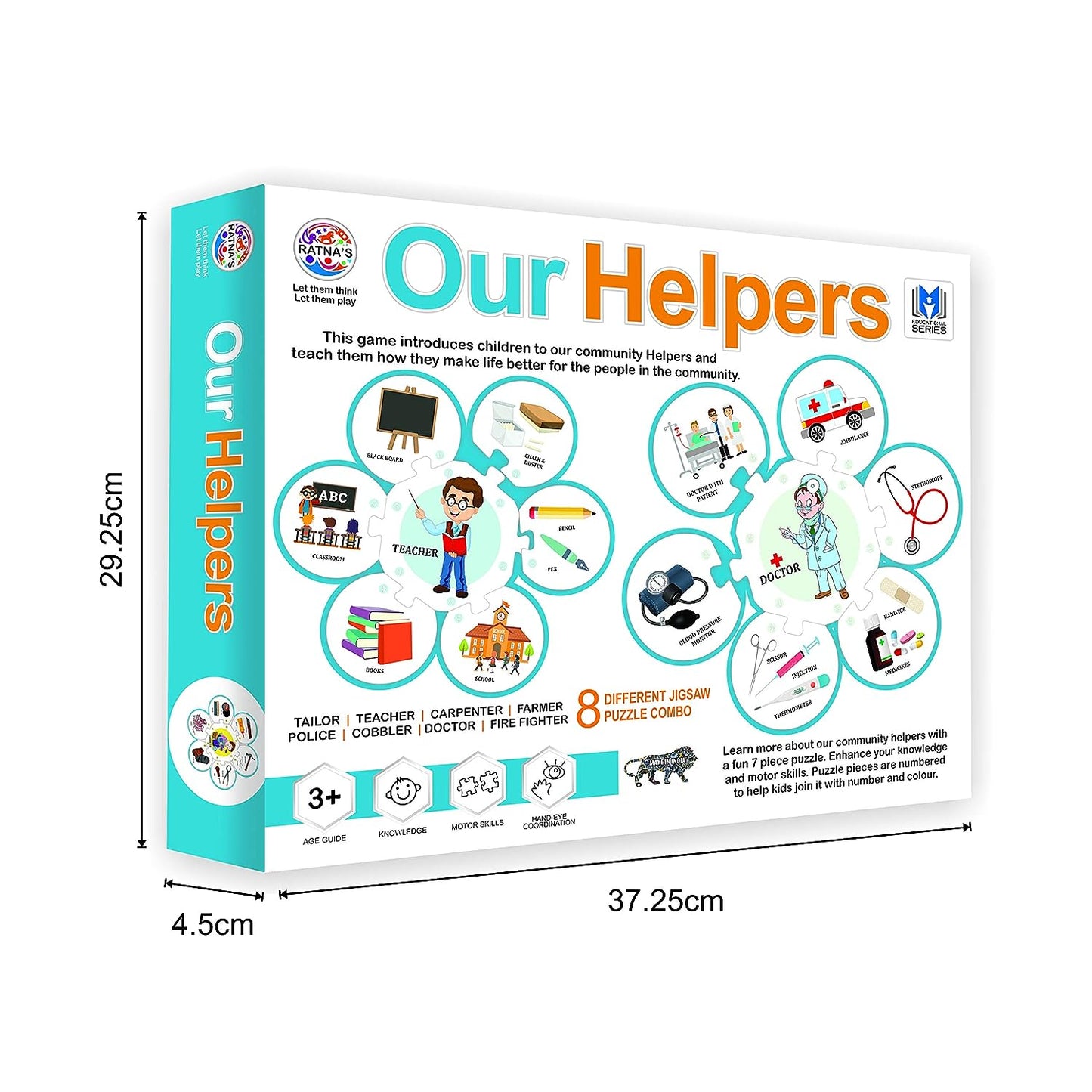 RATNA'S Our Helpers Jigsaw Puzzle Jigsaw Combo of 8 Different Helpers