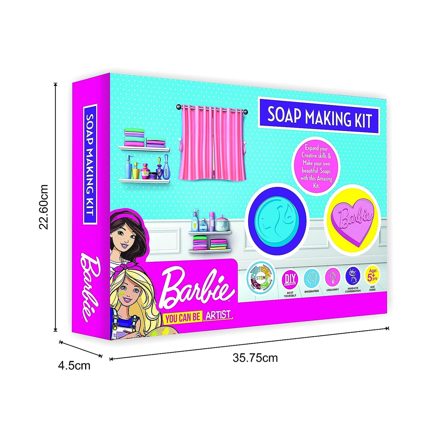 Ratna's Barbie Soap Making Kit, Multicolour