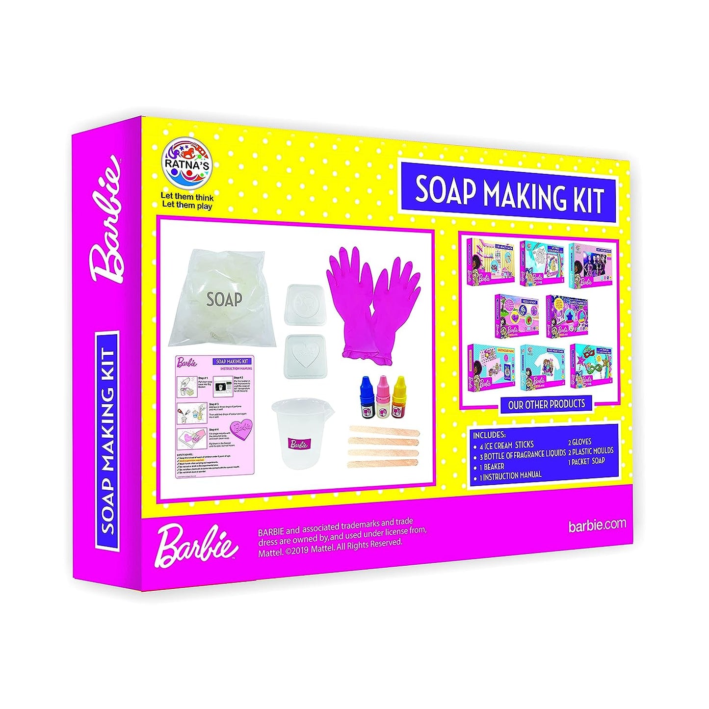 Ratna's Barbie Soap Making Kit, Multicolour