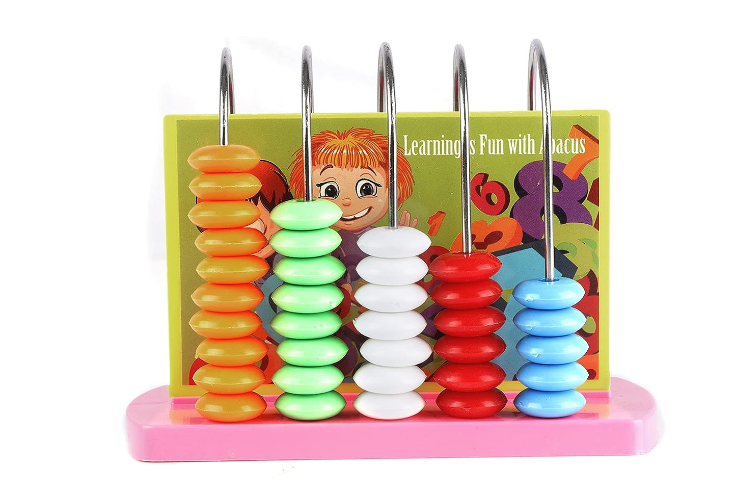Ratna's Ratnas Educational Abacus Junior for Kids to Learn to Count, Add & Subtract with Colourful Beads