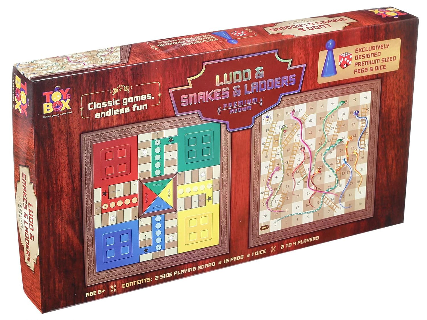 Toy Box Ludo & Snakes & Ladders M