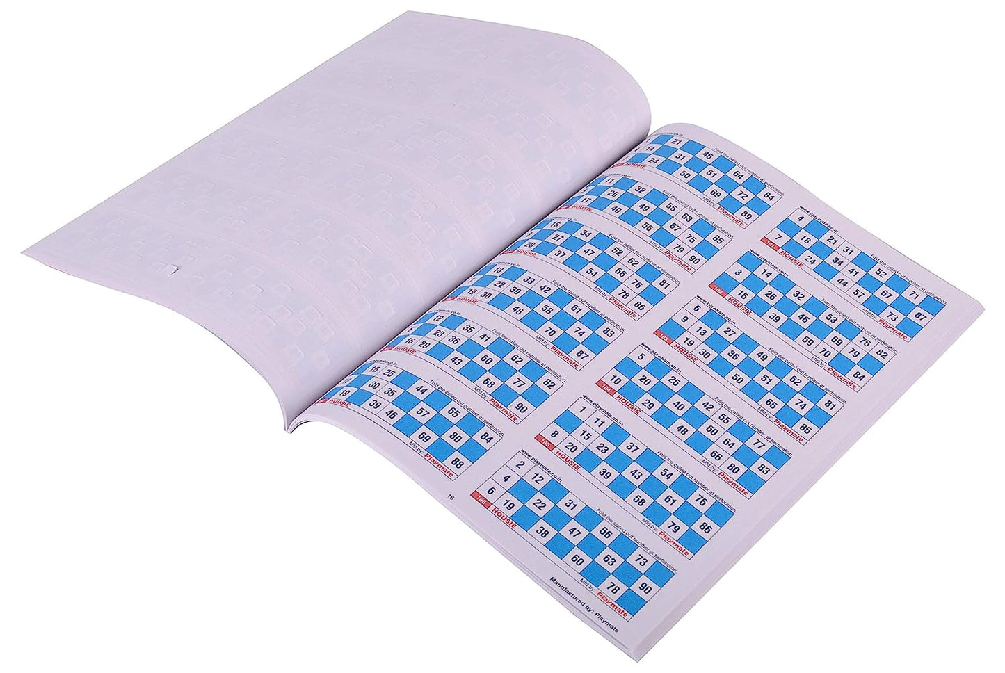 Toymate Housie Giant 384 Foldable Tickets- No Pins or Pencils Required