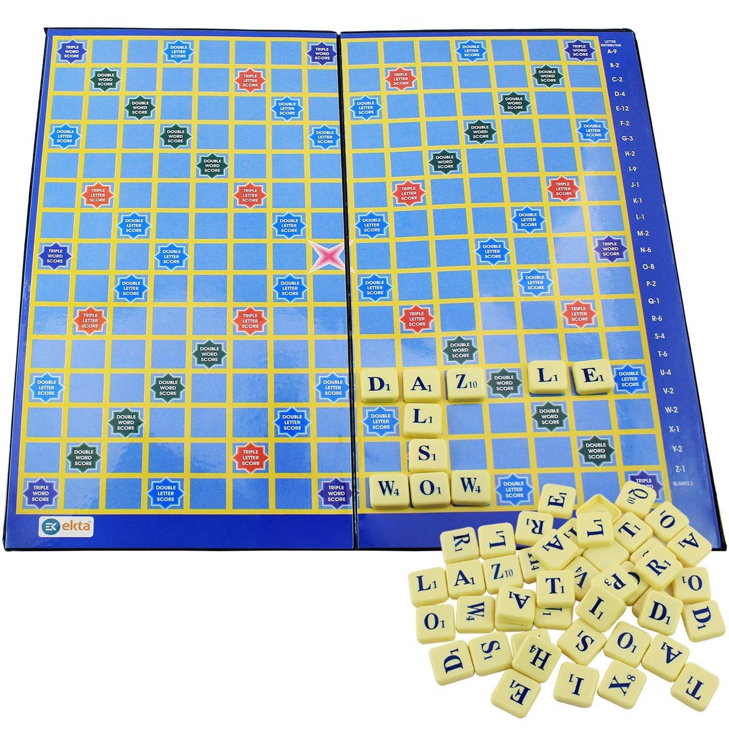 EKTA Crossword (an English Word Puzzle Game),for Kids, Multicolor