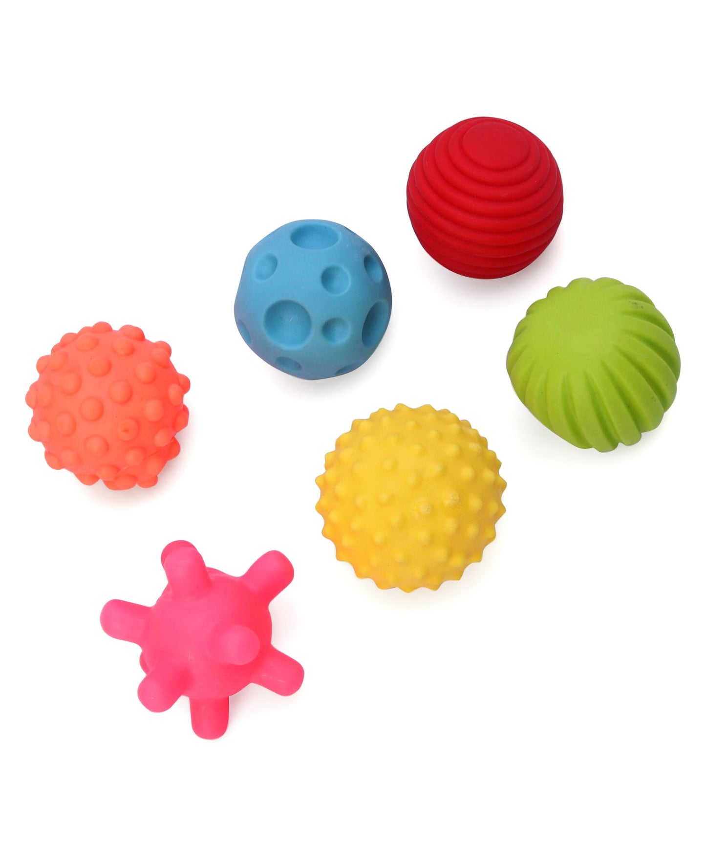 Ratnas Squeezy Balls Pack of 6 (Color & Design May Vary)