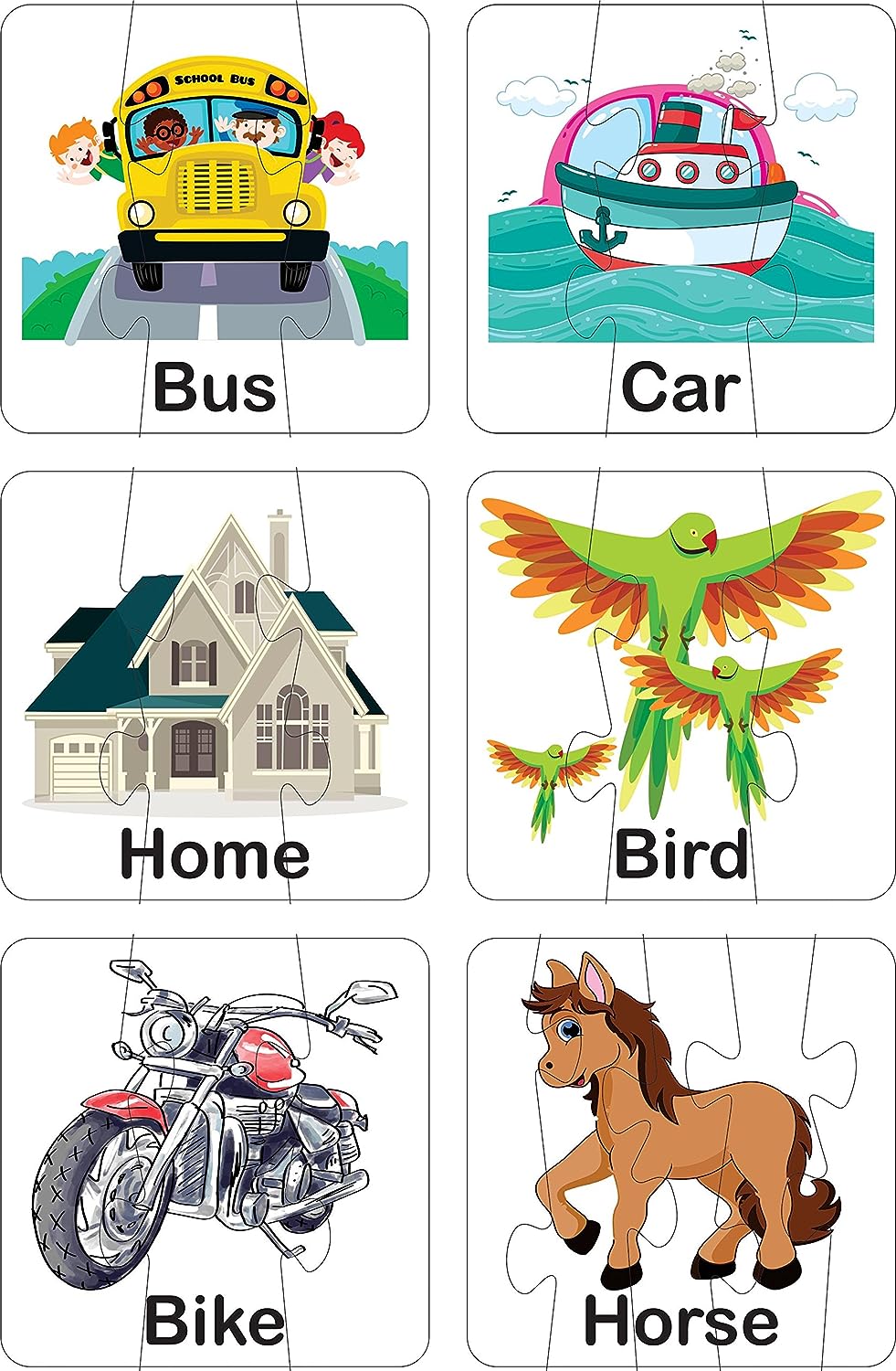 RATNA'S Educational Jigsaw Puzzle Range for Kids (Match The Spelling)