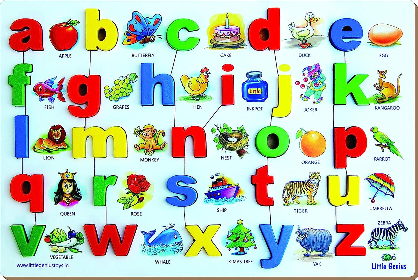 Little Genius ABC Lowercase (Raised)