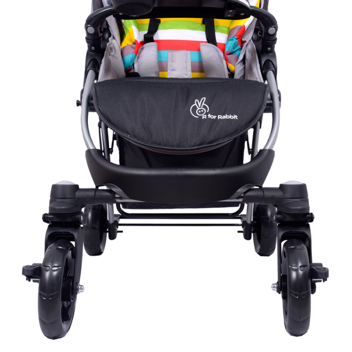 R for Rabbit Chocolate Ride Travel System Baby Stroller Easy To Fold, Reversible Handle, Easy Attachment Of Infant Car Seat