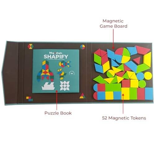 Shapify - Magnetic Games for 4 Years & Above