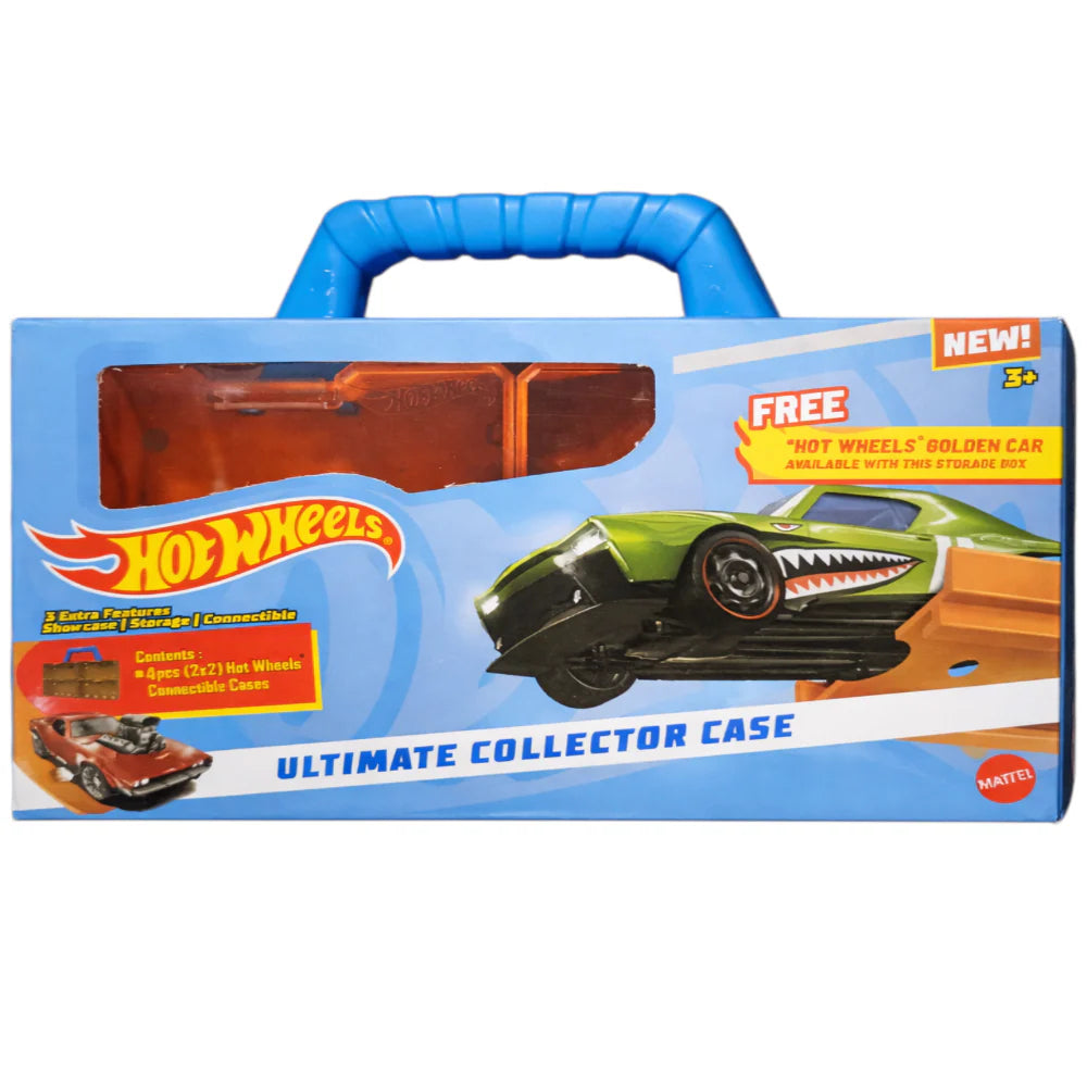 Hot Wheels 2026 Ultimate Collector Case 4 pcs (2x2) With Free Muscle and Blown Gold Car