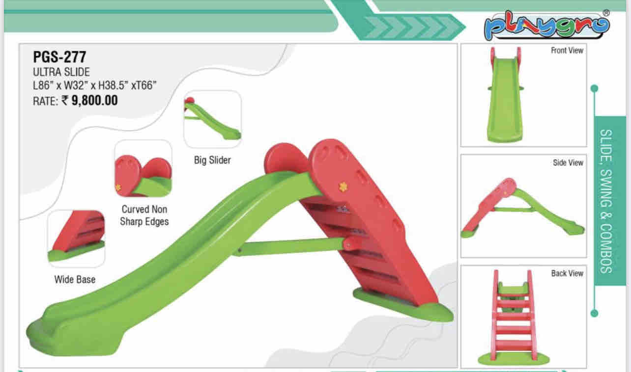 Plastic PGS 277 Ultra Slide, For Kids - MRGTOYS