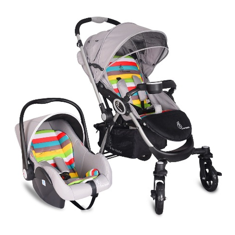 R for Rabbit Chocolate Ride Travel System Baby Stroller Easy To Fold, Reversible Handle, Easy Attachment Of Infant Car Seat
