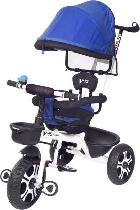 v 10 babycute Cycle for Kids, Plug and Play Baby Tricycle for 2 to 5 Year Old Children (V-10) Tricycle (Blue)