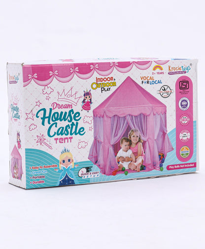 Krocie Toys Dream House Castle Tent - Pink - MRGTOYS