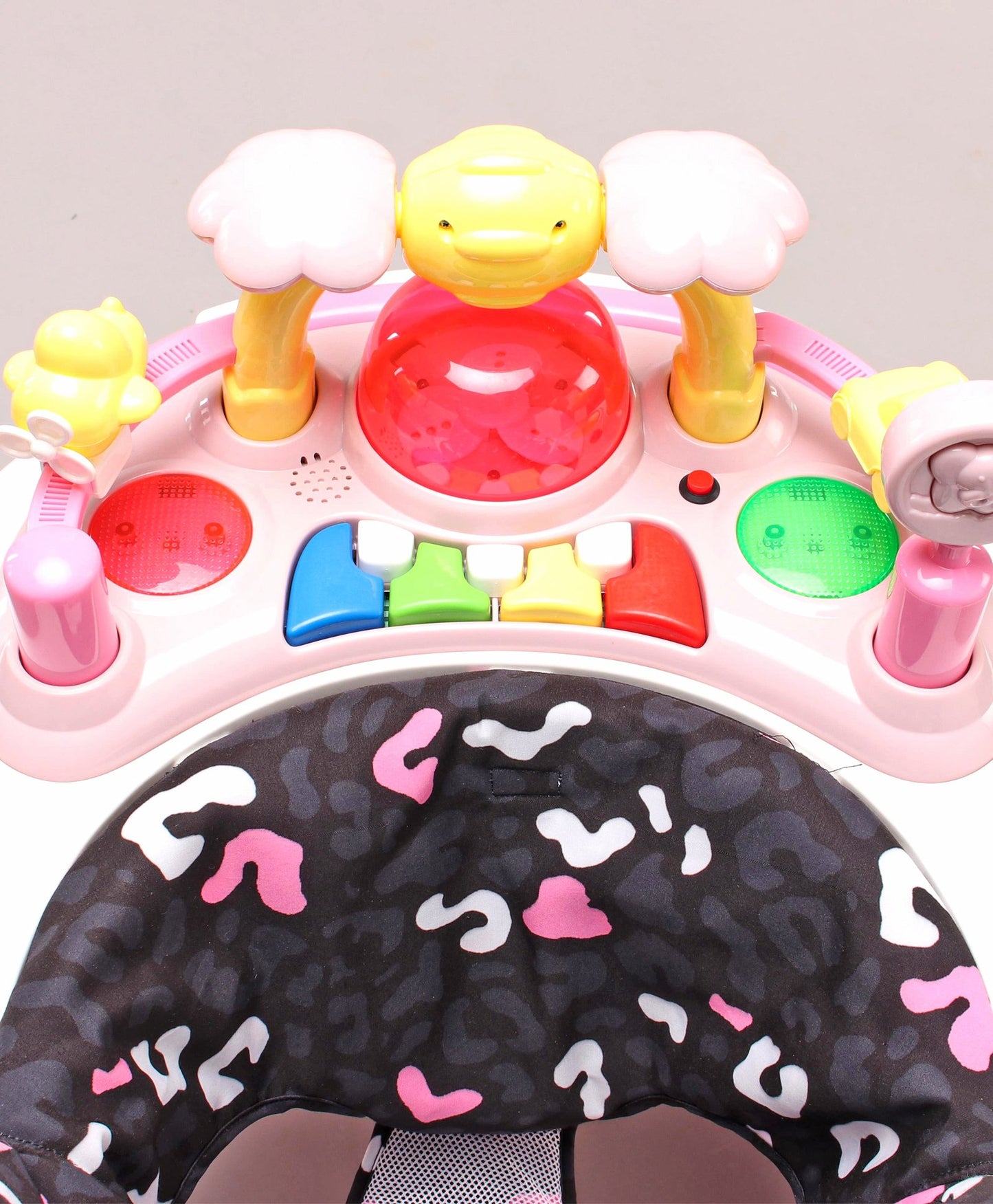 Steelbird Musical Baby Walker with Fun & Learning -Pink