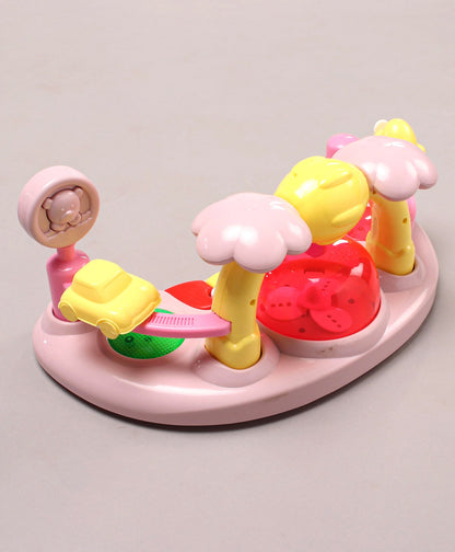 Steelbird Musical Baby Walker with Fun & Learning -Pink