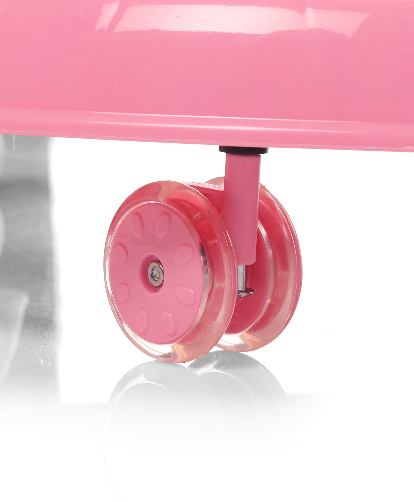 Steelbird Baby Walker with Parental Handle and Toy Bar - Pink