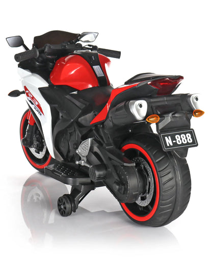 12V Yamaha R3 Kids Battery Operated Ride On Bike with Hand Racing/Foot Brake/Lighting Wheels