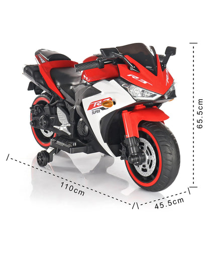 12V Yamaha R3 Kids Battery Operated Ride On Bike with Hand Racing/Foot Brake/Lighting Wheels